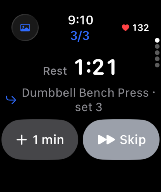 Таймер отдыха на Apple Watch